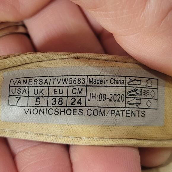 Vionic Vanessa Womens Comfort Supportive Toe Post Sandals Thongs Size 7 - Picture 6 of 6